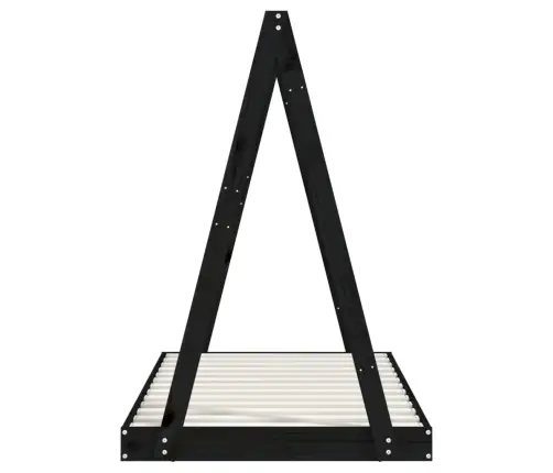 Lastevoodi Raam, Must, 80 X 160 cm Männipuit