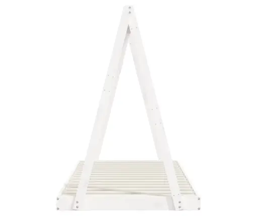 Bērnu Gultas Rāmis, Balts, 90X190 Cm, Priedes Masīvkoks Vidaxl