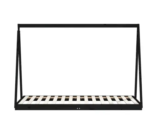 Lastevoodi Raam, Must, 90 X 190 cm Männipuit