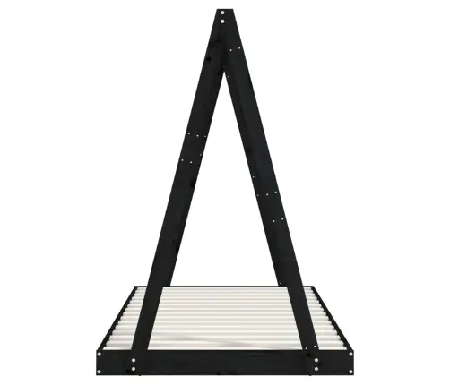 Lastevoodi Raam, Must, 90 X 190 cm Männipuit