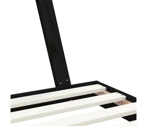 Lastevoodi Raam, Must, 90 X 190 cm Männipuit