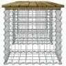 Sodo Suoliukas, 203X44X42cm Impregnuota Pušis, Gabiono Dizaino