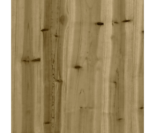 Dārza Sols, Gabiona Dizains, 103X31,5X42 Cm, Priedes Koks Vidaxl