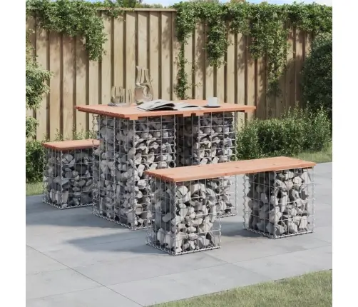 Aialaud Gabioonist, 100 X 70 X 72 cm Täispuit, Douglas