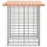 Sodo Stalas, Gabiono Dizainas, 100X70X72 cm Douglas Medienos Masyvas Sodo Stalas, Gabiono Dizainas, 100X70X72 cm Douglas Medienos Masyvas