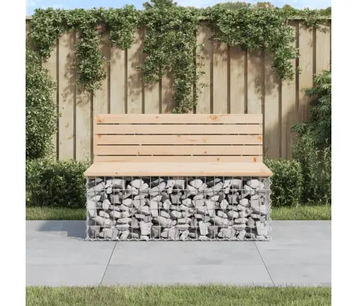 Dārza Sols, Gabiona Dizains, 103X70X65 Cm, Priedes Masīvkoks Vidaxl