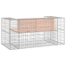 Gabioonpink, 143X71X65,5 cm Ebatsuuga Puit