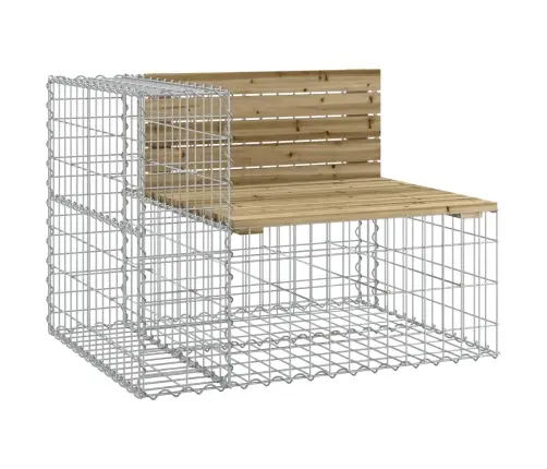 Dārza Sols, Gabiona Dizains, 184X71X65,5 Cm, Priedes Koks Vidaxl Dārza Sols, Gabiona Dizains, 184X71X65,5 Cm, Priedes Koks Vidaxl