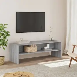 Tv Skapītis, 120X40X40 Cm, Pelēka Ozola, Inženierijas Koks Vidaxl