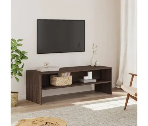 Televizoriaus Spintelė, Ąžuolo, 120X40X40cm Apdirbta Mediena