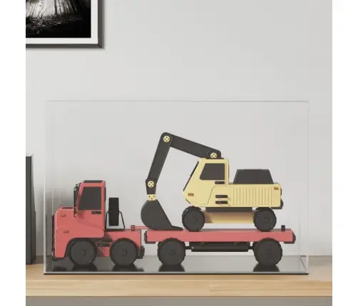 Vitrīnas Kaste, Caurspīdīga, 56X36X37 Cm, Akrils Vidaxl