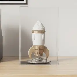 Vitrīna, Caurspīdīga, 17X12X25 Cm, Akrils Vidaxl