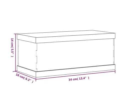 Vitriinkast, Läbipaistev, 34 X 16 X 14 cm Akrüül