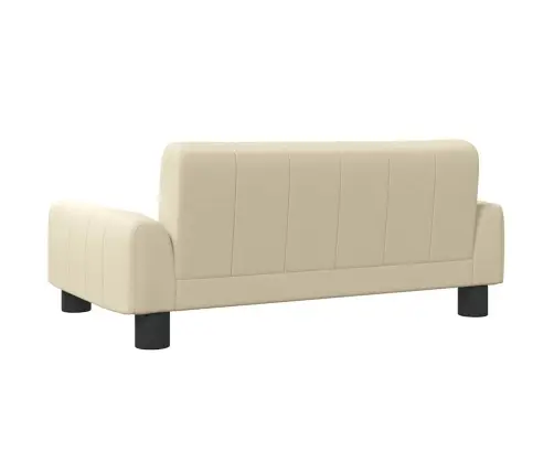 Bērnu Dīvāns, Krēmkrāsas, 70X45X30 Cm, Audums Vidaxl