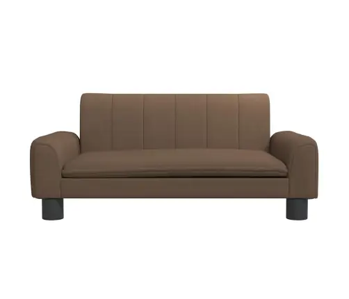 Bērnu Dīvāns, Brūns, 70X45X30 Cm, Audums Vidaxl