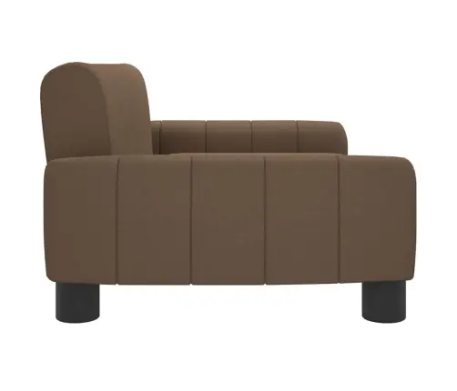 Bērnu Dīvāns, Brūns, 70X45X30 Cm, Audums Vidaxl