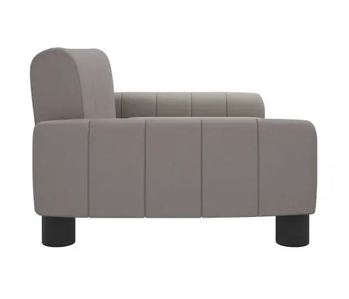 Bērnu Dīvāns, Pelēkbrūns, 70X45X30 Cm, Audums Vidaxl