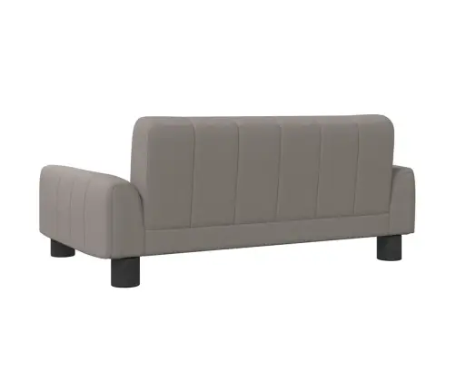 Bērnu Dīvāns, Pelēkbrūns, 70X45X30 Cm, Audums Vidaxl