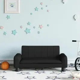 Lastediivan, Must,70 X 45 X 30 cm Kangas