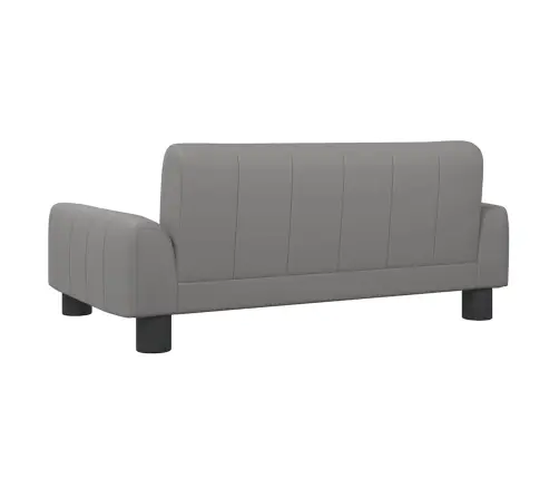 Bērnu Dīvāns, Pelēks, 70X45X30 Cm, Mākslīgā Āda Vidaxl