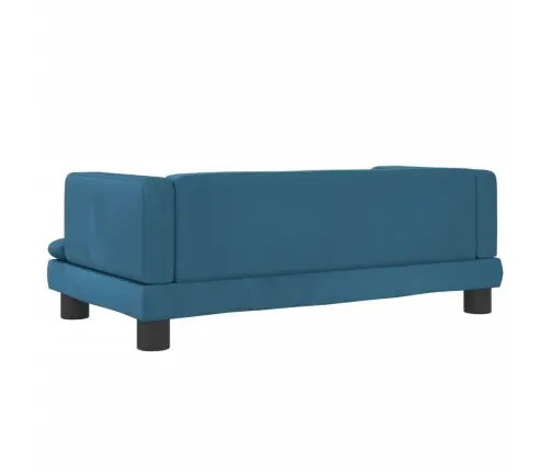 Lastediivan, Sinine, 80X45X30 cm Samet