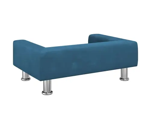 Bērnu Dīvāns, Zils, 70X45X26,5 Cm, Samts Vidaxl