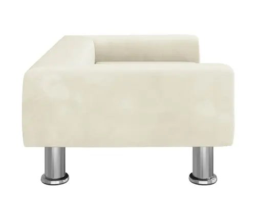 Lastediivan, Kreemjas, 70X45X26,5 cm Samet