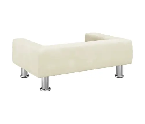 Lastediivan, Kreemjas, 70X45X26,5 cm Samet