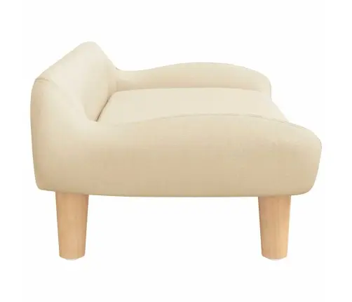 Bērnu Dīvāns, Krēmkrāsas, 70X40X24 Cm, Audums Vidaxl