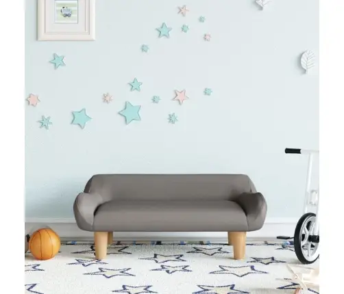 Vaikiška Sofa, Taupe Spalvos, 70X40X24cm Audinys