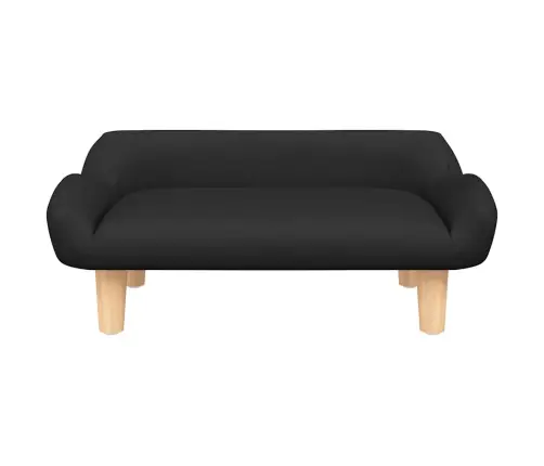 Bērnu Dīvāns, Melns, 70X40X24 Cm, Audums Vidaxl