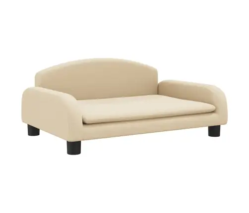 Bērnu Dīvāns, Krēmkrāsas, 70X45X30 Cm, Audums Vidaxl