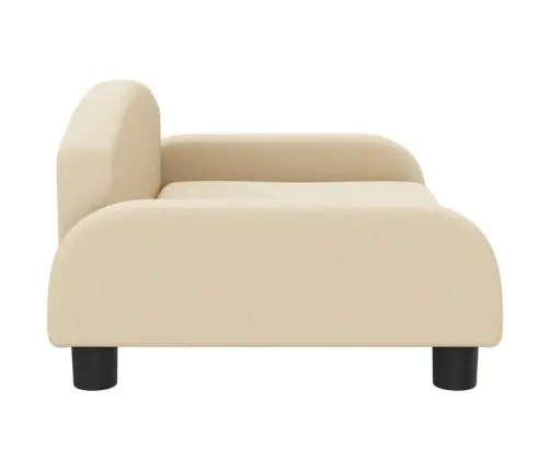 Bērnu Dīvāns, Krēmkrāsas, 70X45X30 Cm, Audums Vidaxl