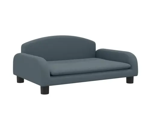 Bērnu Dīvāns, Tumši Pelēks, 70X45X30 Cm, Audums Vidaxl