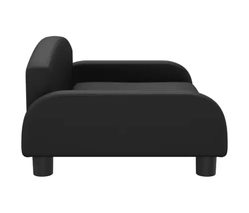 Vaikiška Sofa, Juodos Spalvos, 70X45X30cm Dirbtinė Oda