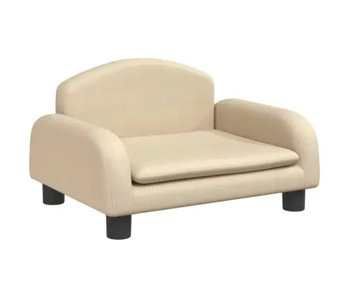 Bērnu Dīvāns, Krēmkrāsas, 50X40X30 Cm, Audums Vidaxl