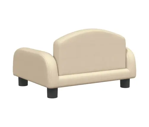 Bērnu Dīvāns, Krēmkrāsas, 50X40X30 Cm, Audums Vidaxl