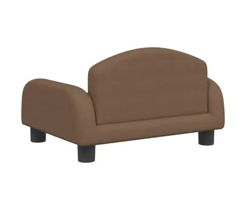 Bērnu Dīvāns, Brūns, 50X40X30 Cm, Audums Vidaxl