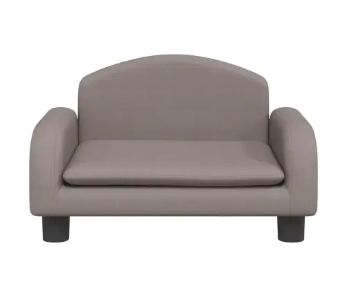 Bērnu Dīvāns, Pelēkbrūns, 50X40X30 Cm, Audums Vidaxl