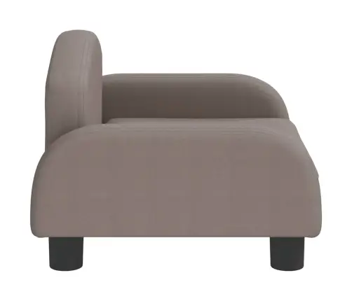 Bērnu Dīvāns, Pelēkbrūns, 50X40X30 Cm, Audums Vidaxl