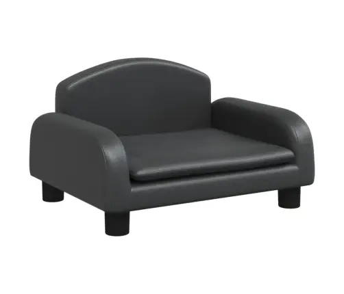 Lastediivan, Must, 50 X 40 X 30 cm Kunstnahk