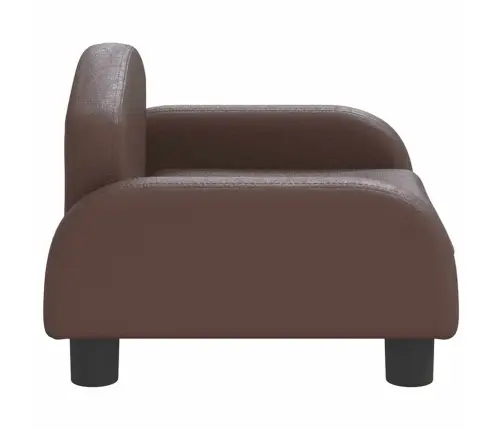 Bērnu Dīvāns, Brūns, 50X40X30 Cm, Mākslīgā Āda Vidaxl
