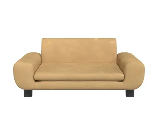 Bērnu Dīvāns, Brūns, 70X45X33 Cm, Samts Vidaxl