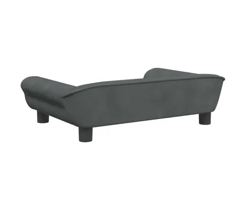 Bērnu Dīvāns, Tumši Pelēks, 70X45X26 Cm, Samts Vidaxl