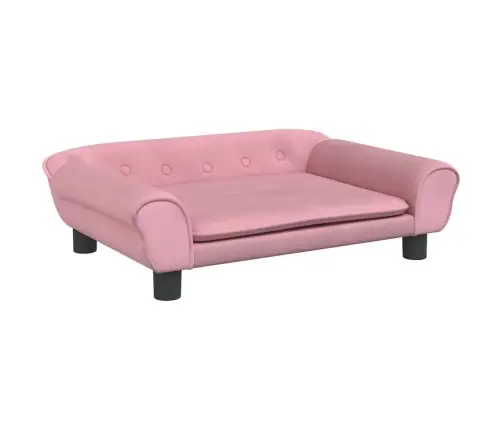 Lastediivan, Roosa, 70X45X26 cm Samet