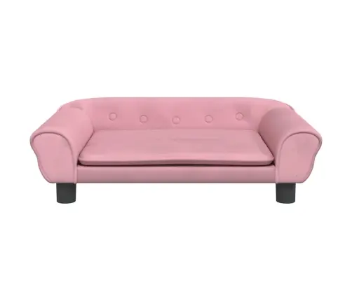 Lastediivan, Roosa, 70X45X26 cm Samet