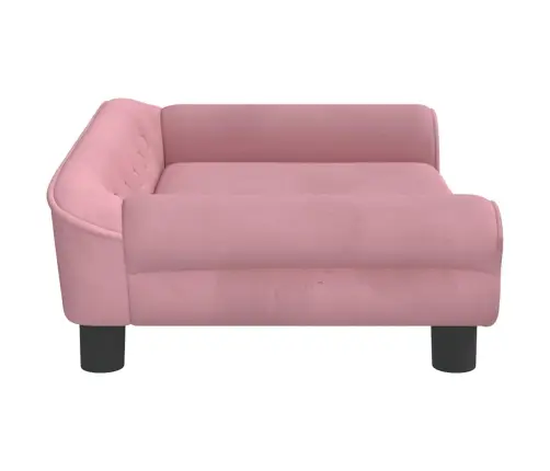 Lastediivan, Roosa, 70X45X26 cm Samet