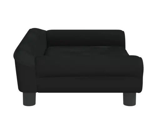 Bērnu Dīvāns, Melns, 70X45X26 Cm, Samts Vidaxl