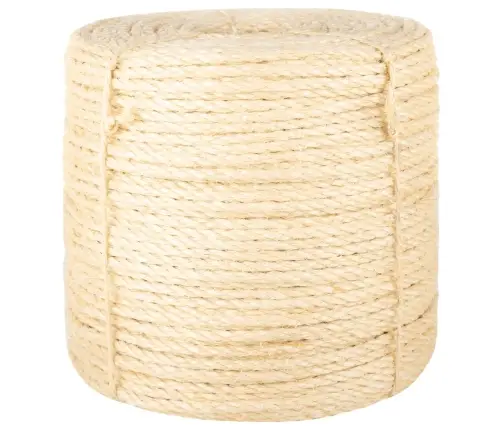 Virve, 6 Mm, 50 M, 100% Sizals Vidaxl