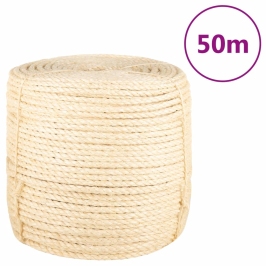 Virve, 8 Mm, 50 M, 100% Sizals Vidaxl